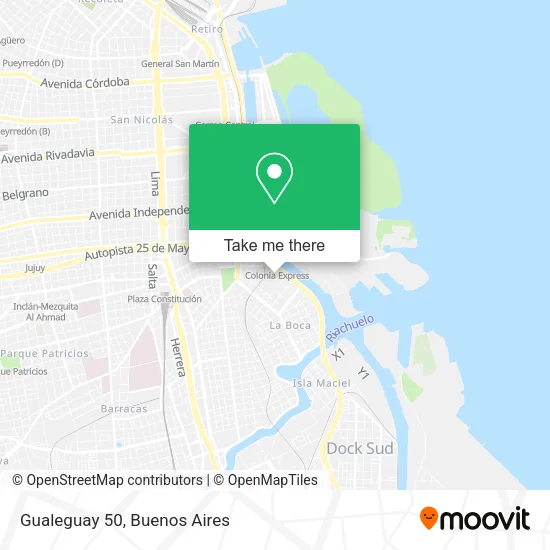 Gualeguay 50 map
