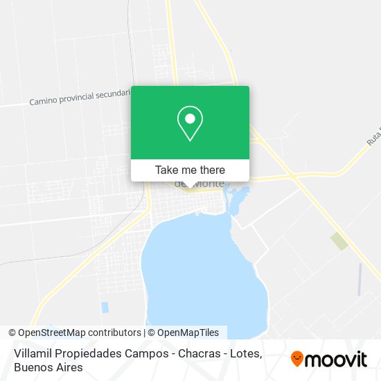 Mapa de Villamil Propiedades Campos - Chacras - Lotes