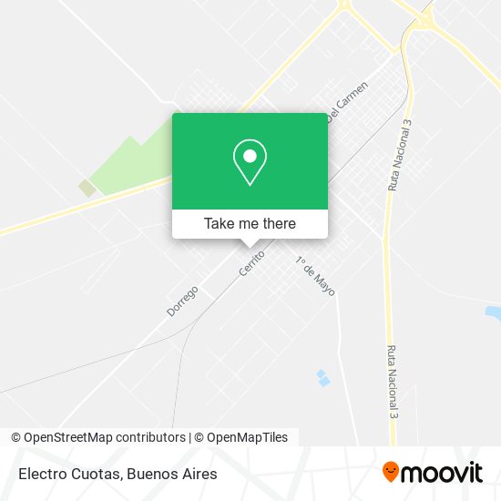 Mapa de Electro Cuotas
