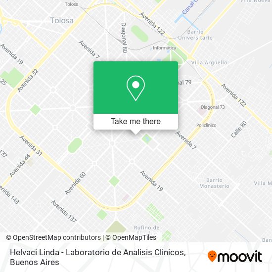 Helvaci Linda - Laboratorio de Analisis Clinicos map