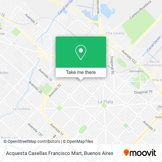 Acquesta Casellas Francisco Mart map