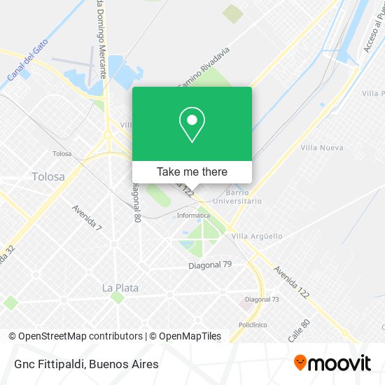 Mapa de Gnc Fittipaldi