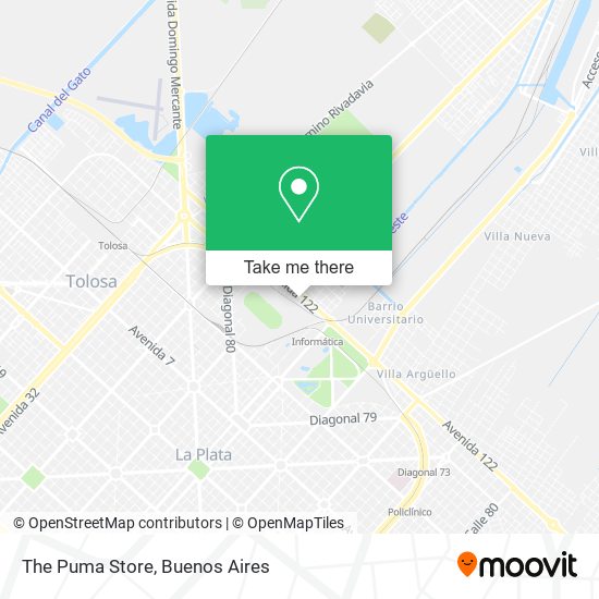 Mapa de The Puma Store