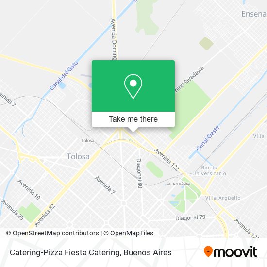 Catering-Pizza Fiesta Catering map