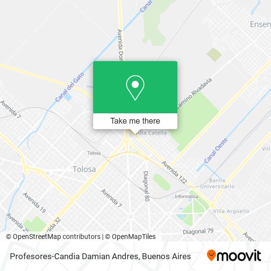 Profesores-Candia Damian Andres map