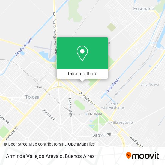 Arminda Vallejos Arevalo map