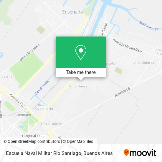 Escuela Naval Militar Rio Santiago map