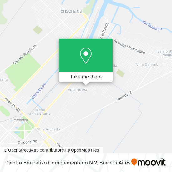 Mapa de Centro Educativo Complementario N 2