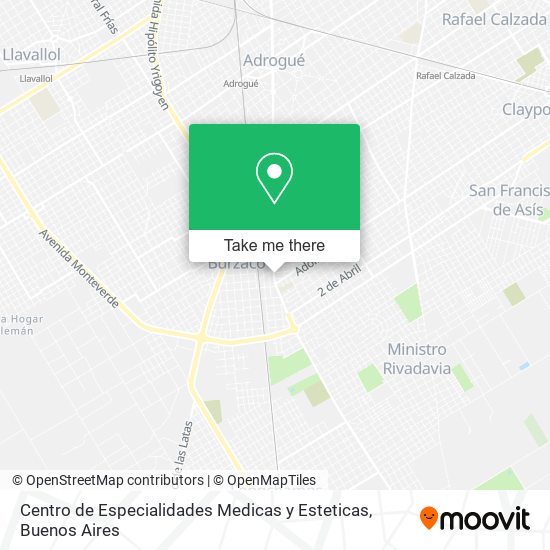 Mapa de Centro de Especialidades Medicas y Esteticas