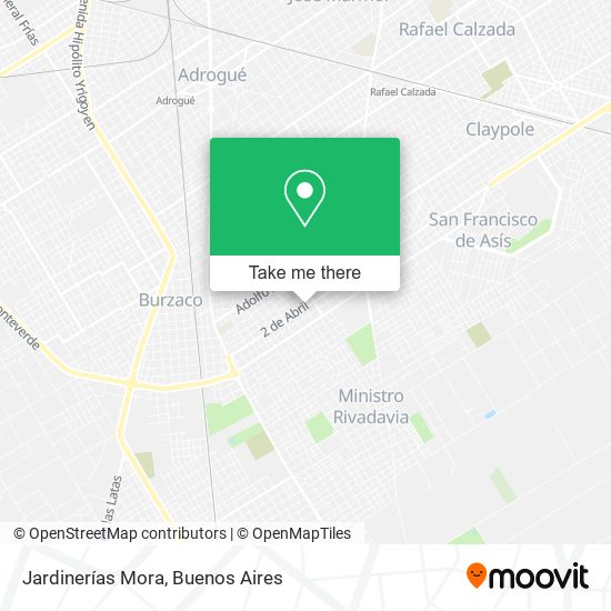 Jardinerías Mora map