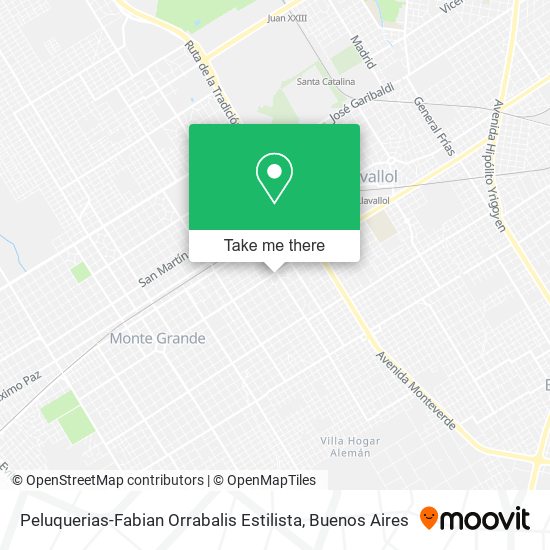 Peluquerias-Fabian Orrabalis Estilista map