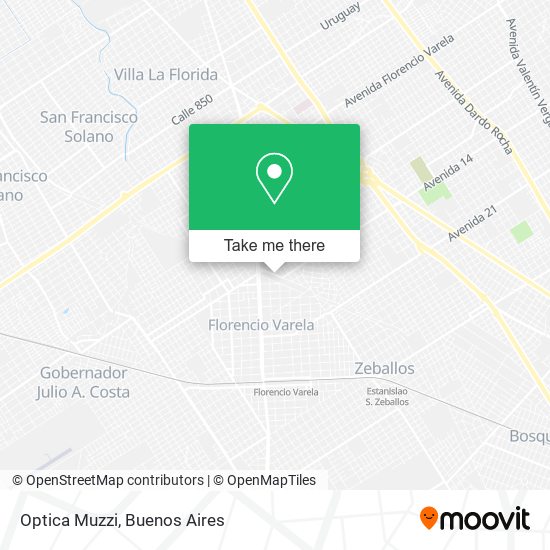 Optica Muzzi map