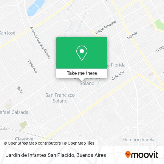 Jardin de Infantes San Placido map