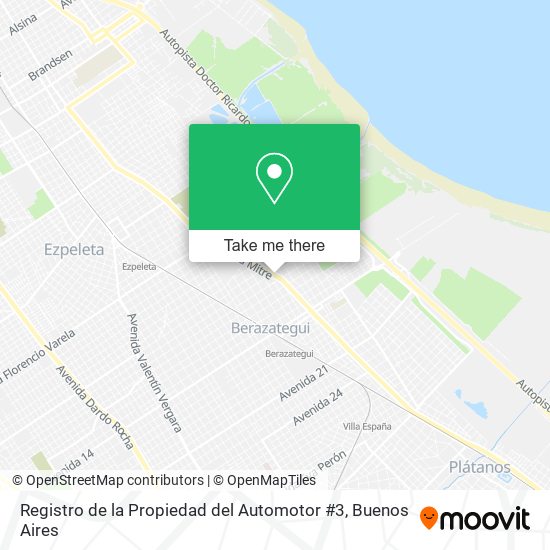 Registro de la Propiedad del Automotor #3 map