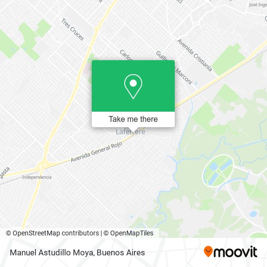 Manuel Astudillo Moya map