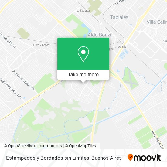 Estampados y Bordados sin Limites map