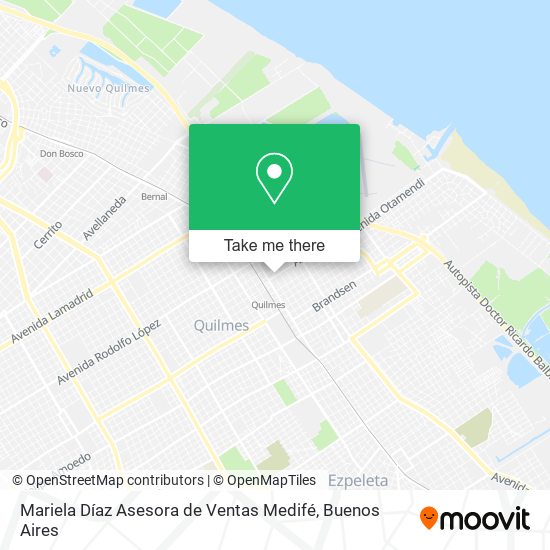 Mariela Díaz Asesora de Ventas Medifé map