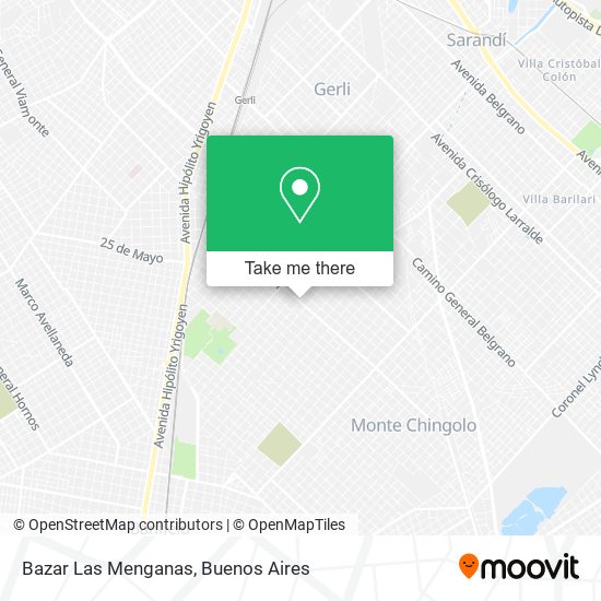 Mapa de Bazar Las Menganas