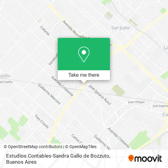 Estudios Contables-Sandra Gallo de Bozzuto map