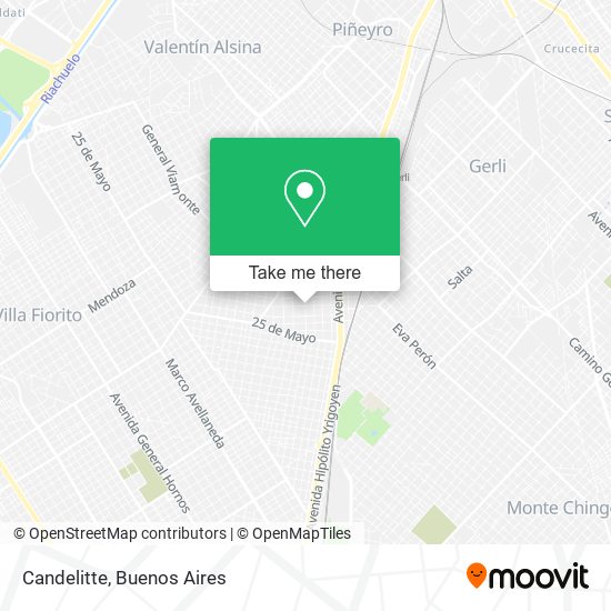 Mapa de Candelitte