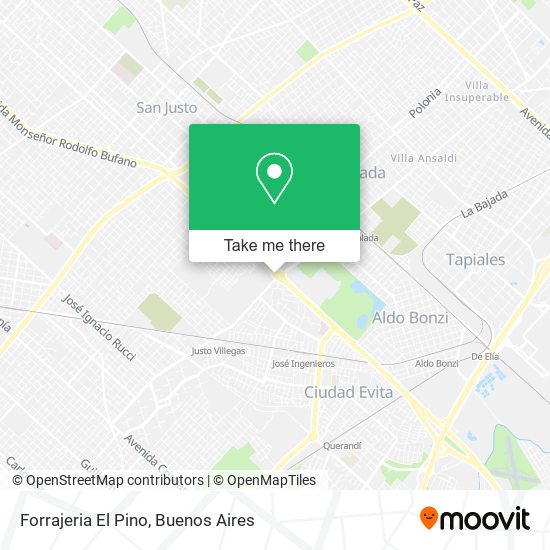 Mapa de Forrajeria El Pino