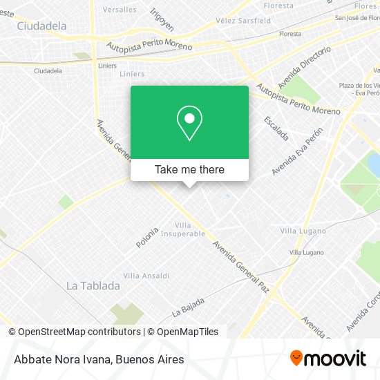 Mapa de Abbate Nora Ivana