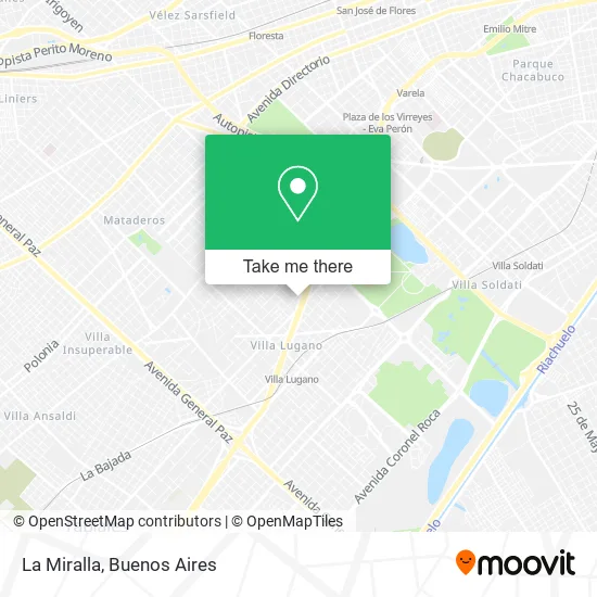La Miralla map