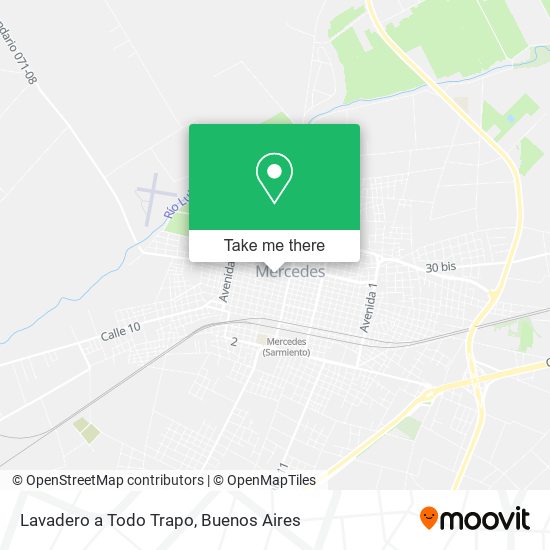 Lavadero a Todo Trapo map