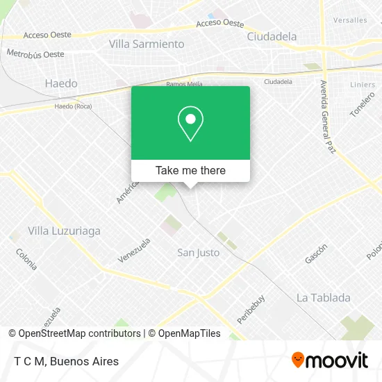 T C M map