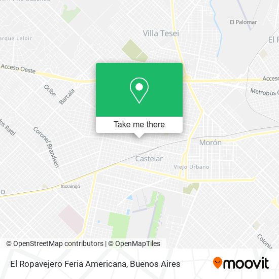 El Ropavejero Feria Americana map