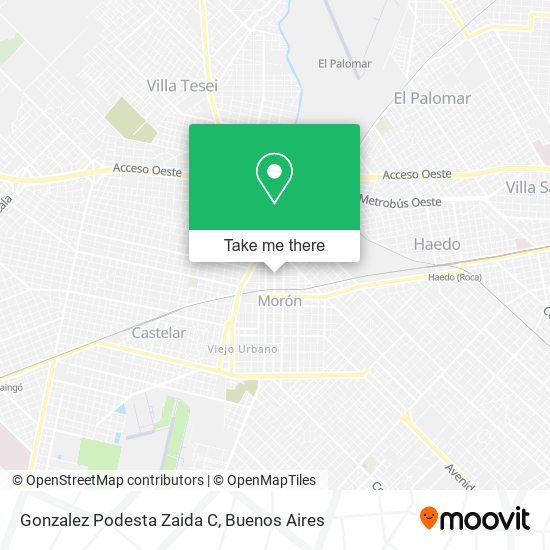 Mapa de Gonzalez Podesta Zaida C