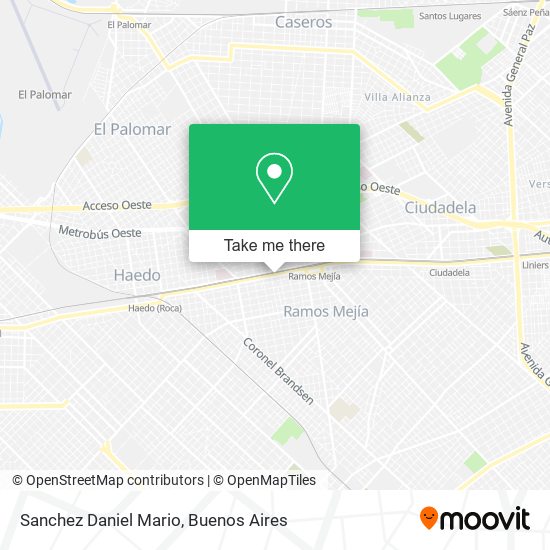 Mapa de Sanchez Daniel Mario