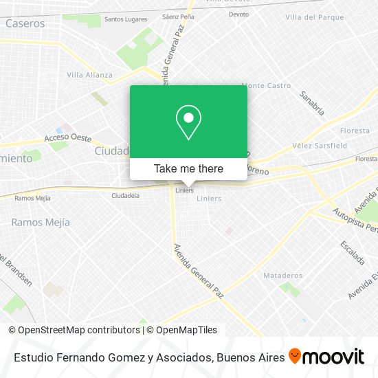 Estudio Fernando Gomez y Asociados map