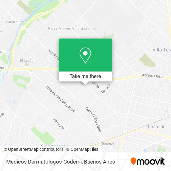 Mapa de Medicos Dermatologos-Codemi