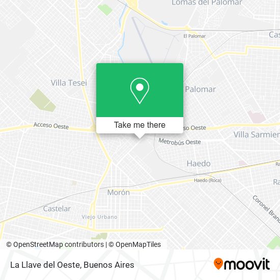 La Llave del Oeste map