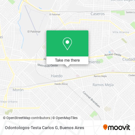 Odontologos-Testa Carlos G map