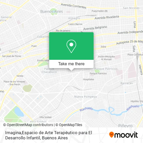 Imagina,Espacio de Arte Terapéutico para El Desarrollo Infantil map