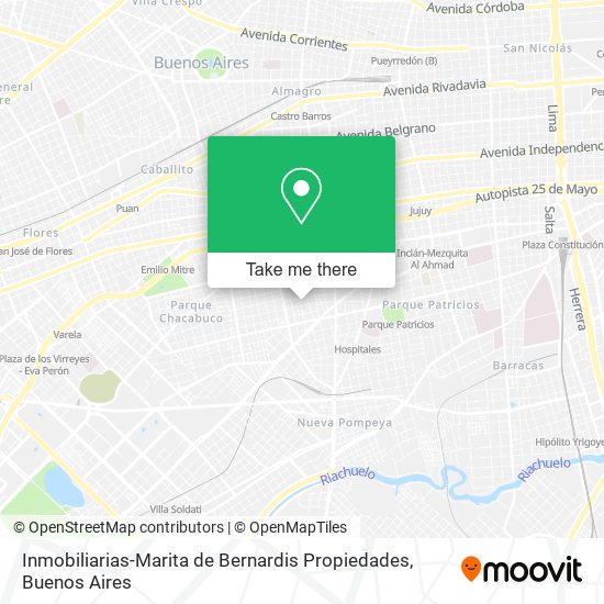 Inmobiliarias-Marita de Bernardis Propiedades map