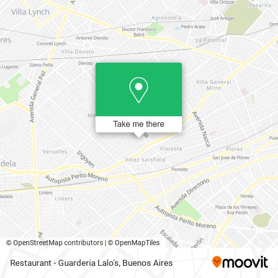 Mapa de Restaurant - Guarderia Lalo's