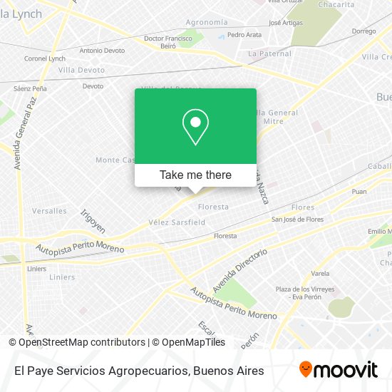 El Paye Servicios Agropecuarios map