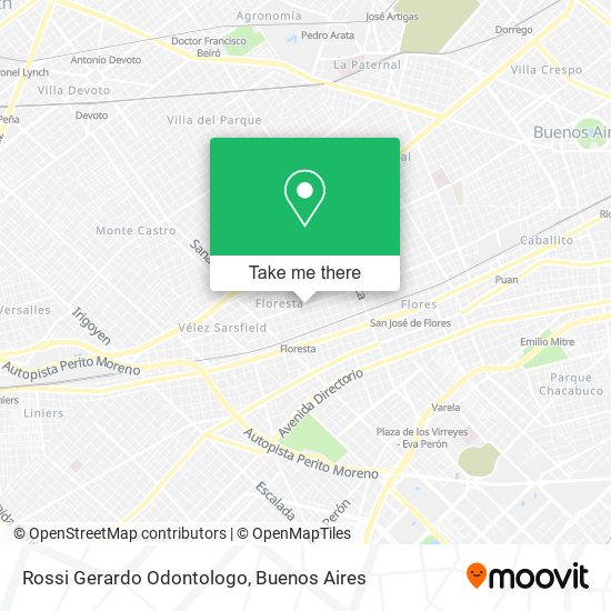 Rossi Gerardo Odontologo map