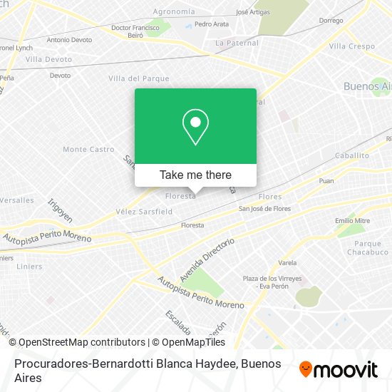 Procuradores-Bernardotti Blanca Haydee map