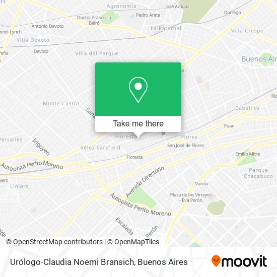 Urólogo-Claudia Noemi Bransich map