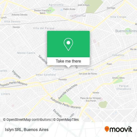 Mapa de Islyn SRL
