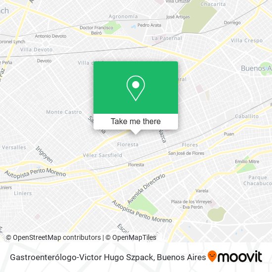 Mapa de Gastroenterólogo-Victor Hugo Szpack