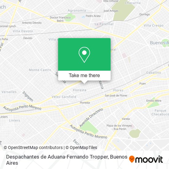 Despachantes de Aduana-Fernando Tropper map