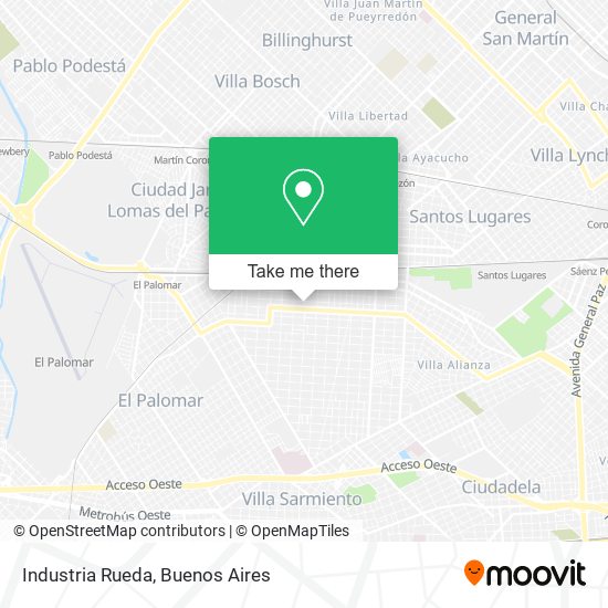 Industria Rueda map