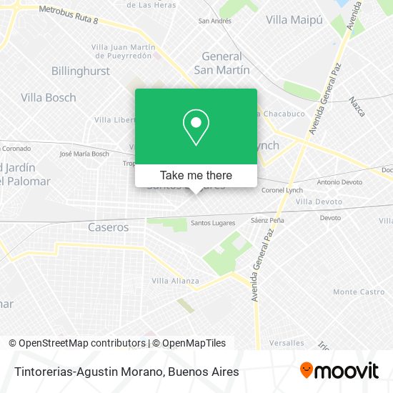 Tintorerias-Agustin Morano map