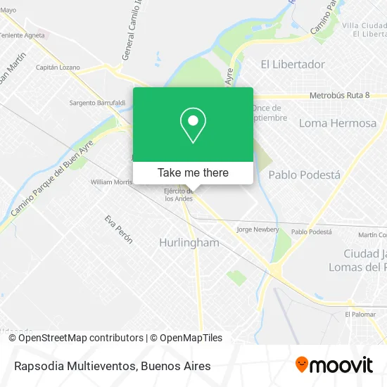 Rapsodia Multieventos map