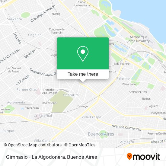 Mapa de Gimnasio - La Algodonera